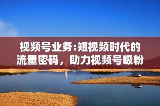 视频号业务:短视频时代的流量密码，助力视频号吸粉变现