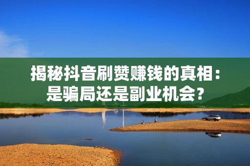 揭秘抖音刷赞赚钱的真相：是骗局还是副业机会？