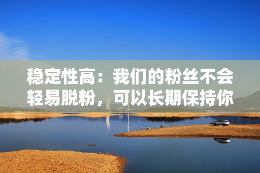 稳定性高：我们的粉丝不会轻易脱粉，可以长期保持你的粉丝数量稳定。